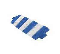 MARBUENO SUMMER Marbueno Silla Plegable Aluminio Rayas Azules y Blancas Playa y Piscina 53X56X78 cm 10365RY