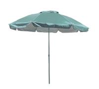 MARBUENO SUMMER Marbueno Sombrilla Acero 6 Varillas D140 cm Nylon Color Azul Turquesa Jardin, Piscina y Playa 10470VT