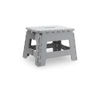 MARBUENO SUMMER Marbueno Taburete Plegable Escalón de Plástico Color Gris 31,5x25x22 cm Cocina, Baño 10533G