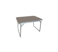 MARBUENO SUMMER Mesa Plegable Marron Acero 80X60X50 cm Camping y Playa 10028M