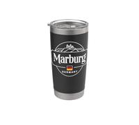 Marburg, Alemania, ciudad, viaje, diseño icónico Vaso térmico de acero inoxidable de doble pared