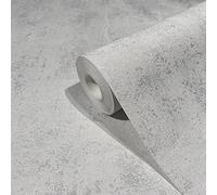 marburg papel pintado aislante aspecto hormigón blanco gris efecto aislante reflectante del calor ahorro de energía papel pintado no tejido 10,05 x 0,53 m Fabricado en Alemania