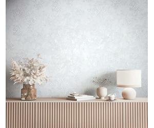 marburg Papel Pintado Blanco Gris 3D Efecto Hormigón Gráfico Moderno para Salón Dormitorio Cocina 10,05 x 0,53