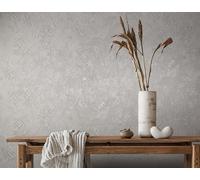 marburg Papel pintado gris 3D efecto hormigón gráfico moderno para salón, dormitorio, cocina, 10,05 x 0,53 cm