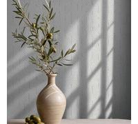 marburg Papel Pintado Gris Beige 3D Espina de Pescado Gráfico Moderno para Salón Dormitorio Cocina 10,05 x 0,53