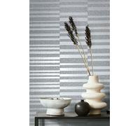 marburg Papel Pintado Gris Beige Pearl Rayas Brillantes Moderno para Salón Dormitorio Cocina 10,05 x 0,53