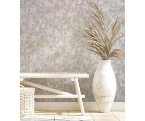 marburg Papel Pintado Gris Rojo Aspecto Hormigón Uni Estructura Moderno para Salón Dormitorio Cocina 10,05 x 0,53