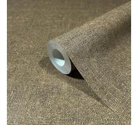marburg Papel pintado marrón liso moderno clásico para salón o dormitorio, fabricado en Alemania, 10,05 x 0,53 m