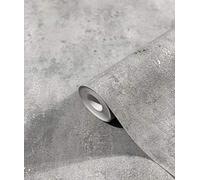 marburg Papel pintado pared negro con aspecto de hormigón para el dormitorio o el salón Papel pintado no tejido 100% made in Germany 10,05 x 0,53m