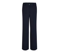 Marc Aurel - Pantalones Rectos Anchos con Rayas Laterales en Contraste - Trousers - Mujer - Azul - S -