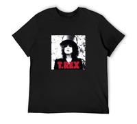 Marc Bolan and T-Rex - Camiseta unisex para hombre, color negro, Negro, L