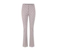 Marc Cain - Pantalones Elásticos de Scubajersey con Estampado Gráfico - Trousers - Mujer - Rosa - M -