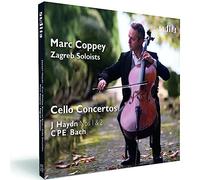 Marc Coppey & Zagreb Soloists – Conciertos para violonchelo de J. Haydn y C.P.E. Bach – NAXOS