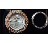 Marc ecko e16531l1 doble corona correa de piel reloj mujer nuevo original