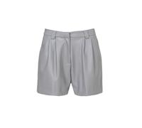 MARC ELLIS Pantalones cortos de mujer de poliuretano y poliéster ligero Made in Italia Estilo de verano 40 25-MCLP0069 Gris
