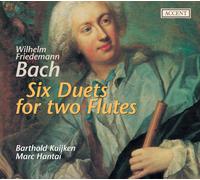 Marc Hantai Barthold Kuijken Wilhelm Friedemann Bach - 6 Duets for 2 flutes (CD)