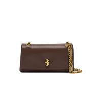 MARC JACOBS Bolso de cuero - Mini Bag THE DUAL CHAIN WALLET marrón