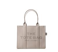 Marc Jacobs - Bolso shopper de cuero granulado con logo - Bags - Mujer - Gris - ONE SIZE -