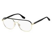 Marc Jacobs Hombre MARC 571 RHL Monturas ópticas Acero Oro / Negro Redonda