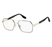Marc Jacobs Hombre MARC 602 RHL Monturas ópticas Metal Negro/Oro Cuadrada