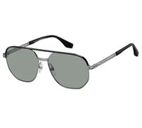 Marc Jacobs Hombre Marc Jacobs MARC 469/S 85K/QT Gafas de sol Metal Negro Gris Cuadrada Normal