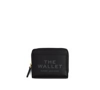 MARC JACOBS The Leather Mini Compact Wallet, Mujer, Black, One Size