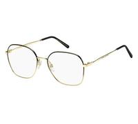 Marc Jacobs Mujer MARC 703 2M2 Monturas ópticas Acero Oro / Negro Geométrico