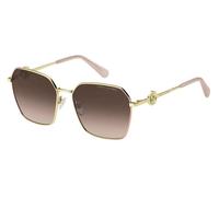 Marc Jacobs Mujer MARC 729/S EYR/HA Gafas de sol Metal Oro Marrón Cuadrada Sombreado