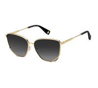 Marc Jacobs Mujer Marc Jacobs MJ 1006/S 001/9O Gafas de sol Metal Oro Gris Cuadrada Sombreado