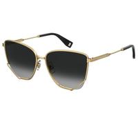 Marc Jacobs Mujer MJ 1006/S 001/9O Gafas de sol Metal Oro Gris Cuadrada Sombreado
