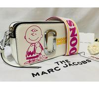 MARC JACOBS Snapshot Chalk 177 Bolso de Hombro Bolsa de Cámara Doble Cremalle...
