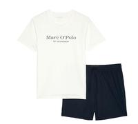 Marc O'Polo Mix&Match-Conjunto de Pijama Corto Pajama, Azul Marino, Blanco, S para Hombre