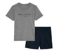 Marc O´Polo Mix&Match-Conjunto de Pijama Corto Pajama, Gris y Azul Marino, XXL para Hombre
