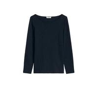 Marc O'Polo Camiseta de manga larga para mujer algodón orgánico azul oscuro XXL