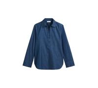 Marc OߴPolo Blusa con Cuello de Pico Mujer Regular Fit, Azul (Deep Mid Blue Wash), 40
