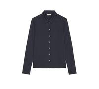 Marc OߴPolo Mujer Blusa de punto de tejido elástico con cuello francés, Azul (Manic Midnight), XS