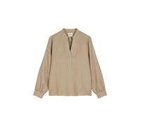 Marc OߴPolo Blusa tipo túnica de lino Mujer con cuello de pico, Beige (Summer Sand), 46