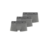 Marc O'Polo Calzoncillo boxer 'Essentials' gris moteado / blanco L gris moteado / blanco