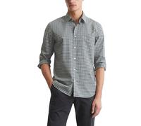 Marc OߴPolo Camisa de algodón orgánico Hombre de cuadros, Azul (Multi/Storm), XXL