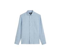 Marc OߴPolo Camisa de Lino de Manga Larga Hombre Shaped Fit, Azul (Mulit/Angels Wings), L