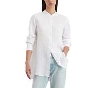 Marc OߴPolo Camisa de Lino de Manga Larga Mujer Regular Fit, Blanco (White), 46