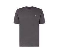 Marc OߴPolo Hombre Camiseta de punto de algodón orgánico con cuello redondo, Gris (Grau), L