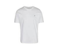 Marc OߴPolo Hombre Camiseta de punto de algodón orgánico con cuello redondo, Blanco (White), L