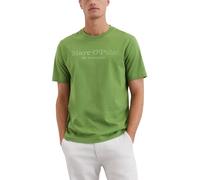 Marc OߴPolo Camiseta de algodón orgánico Hombre Regular fit, Verde (Spring Fern), M