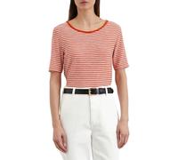 Marc OߴPolo Camiseta de algodón orgánico Mujer de rayas, Multicolor (Multi), XL