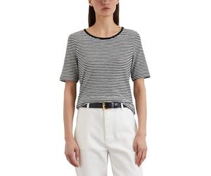 Marc OߴPolo Camiseta de algodón orgánico Mujer de rayas, Multicolor (Multi), XS