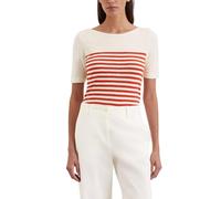 Marc OߴPolo Camiseta de algodón orgánico Mujer de Rayas, Multicolor (Multi), XXL
