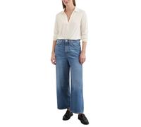 Marc OߴPolo Camiseta de manga larga de tejido elástico Mujer elegante, Blanco (White Cotton), S