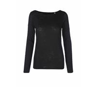 Marc OߴPolo Mujer Camiseta de manga larga de algodón orgánico Camiseta interior, Negro (Black), XXL