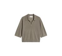 Polo de punto holgado Stone Taupe M